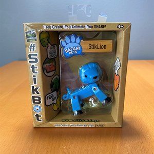 Stikbot Safari Pets Solid Blue StikLion